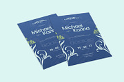 Modern Flower Wedding - Invitation, an Invitation Template by Fannan Studio (Thumbnail 2 of 3)