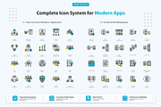 Organizational Structure Icons, an Outline Icon by vexper (Thumbnail 3 of 7)
