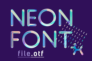 NEON FONT - File.otf