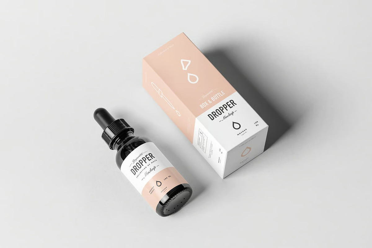 Dropper Bottle Mock-Up, a Product Mockup by zippypixelstudio (Photo 8 of 14)