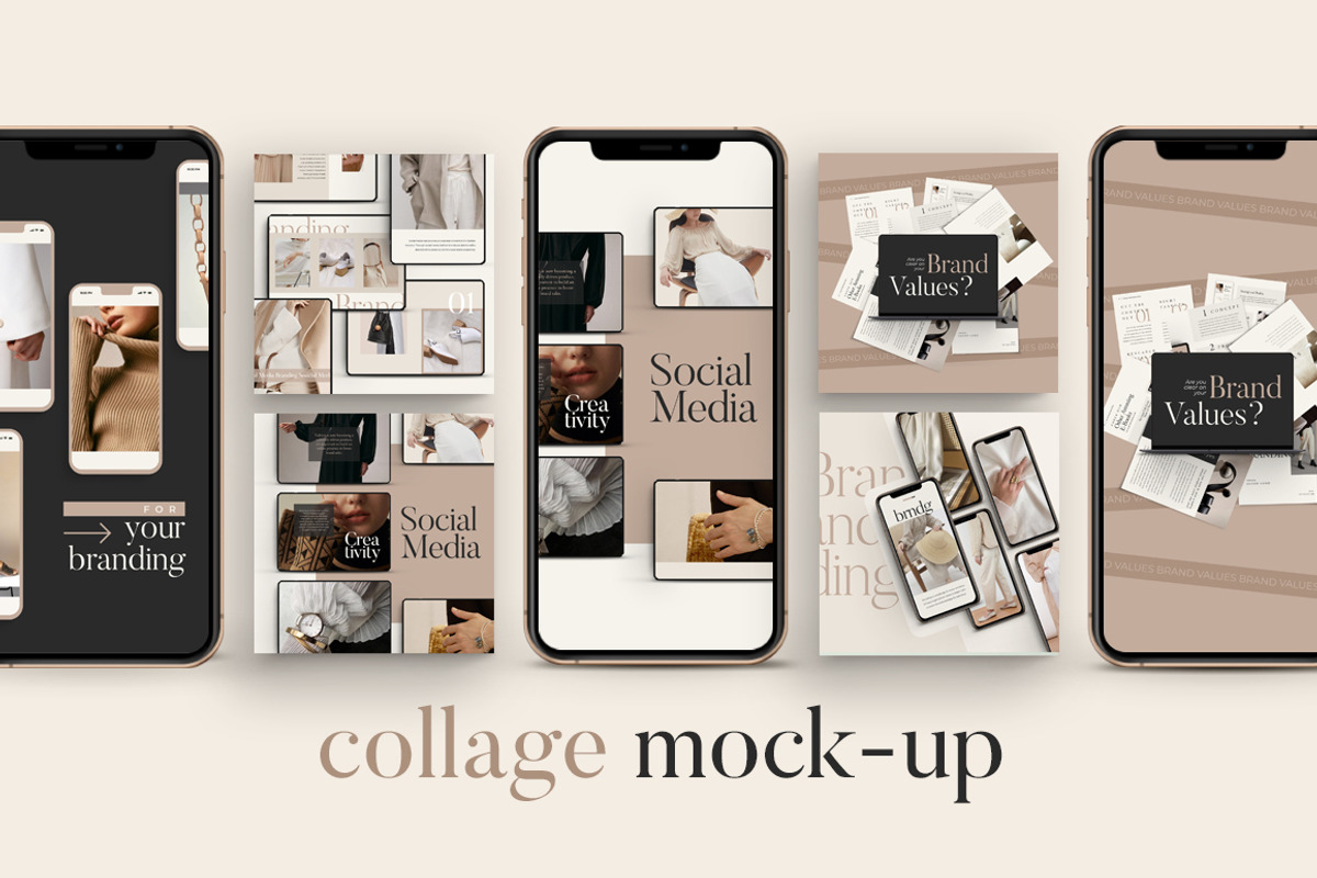 Product Mockup Instagram CANVA PS, a Social Media Template by Eviory (Photo 7 of 12)