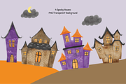 Spooky Halloween Watercolor Bundle, a Seasonal Illustration by An Design (Thumbnail 2 of 6)