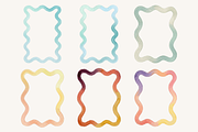 Watercolor Scallop Frame Bundle, a Decorative Illustration by Kusumaillustration (Thumbnail 10 of 11)