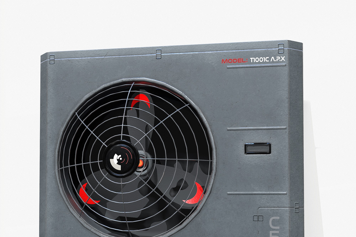 Sci-fi Air conditiong PBR, an Object 3D Model by Daniel Mikulik (Photo 8 of 20)