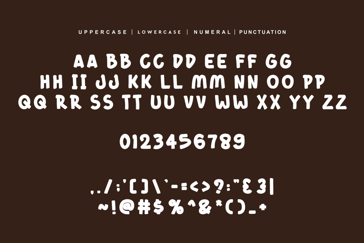 Chokas Sracki - Food Font, a Handwritten Font by QR Design Studio (Photo 7 of 9)
