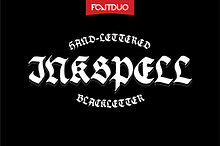 Inkspell Hand-Lettered Blackletter