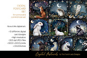 Animals Of The Magic Woodlands Cards, an Animal Illustration by The Dutch Lady Designs (Thumbnail 1 of 5)