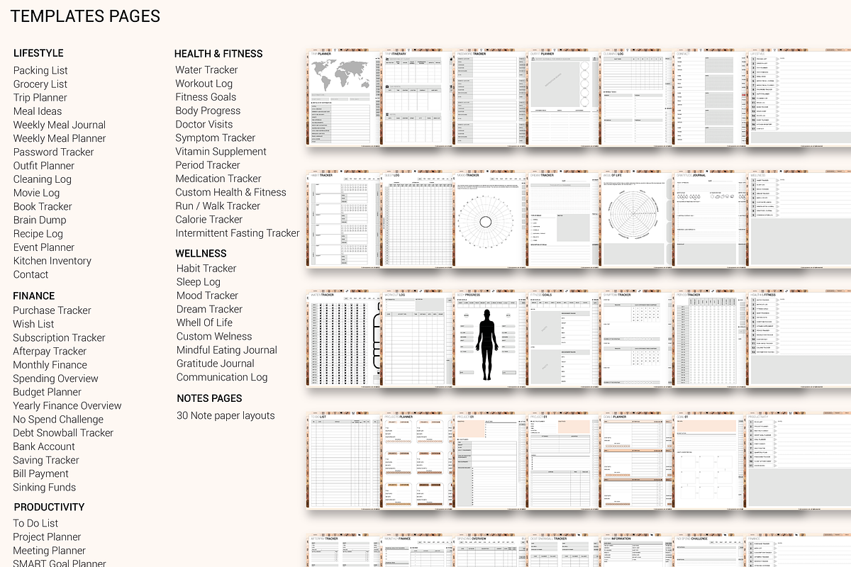 Ultimate Digital Planner 2025-26 Boh, a Branding & Logo Template by Plamarplanners (Photo 8 of 10)