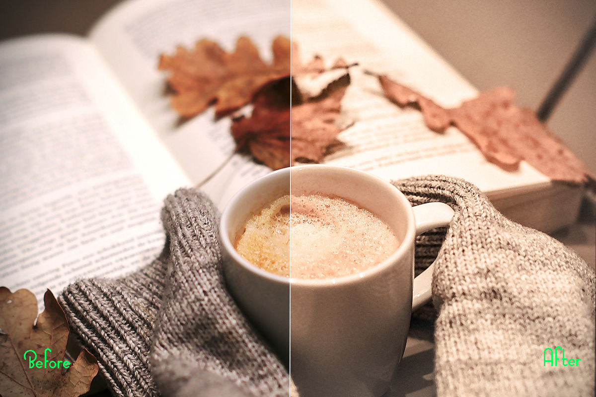 Autumn Photoshop Actions 110 Bundle, an Action Add-On by ARTNEST (Photo 4 of 11)