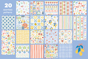 Italian summer - Dolce Vita pattern, a Pattern Graphic by Tani Kuzminka (Thumbnail 3 of 29)