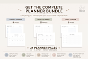 2027 Minimalist Printable Planner, a Stationery Template by Atthameeni (Thumbnail 10 of 11)