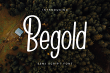 Begold – Semi Script Fonts