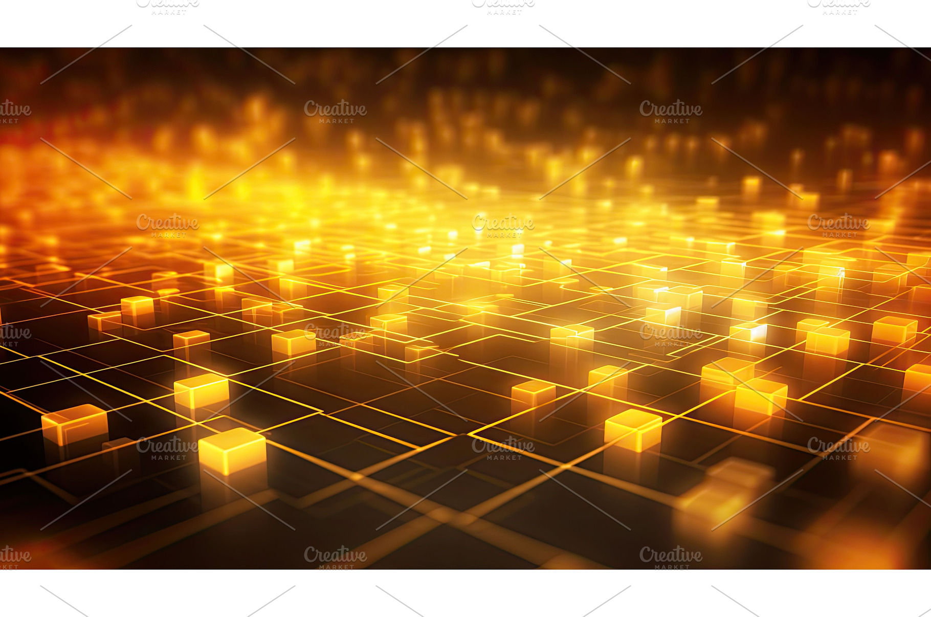 digital yellow technology background, a Technology Photo by pikepicture
