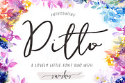 Ditto Font + Swashes, a Handwritten Font by Angie Makes (Thumbnail 1 of 11)
