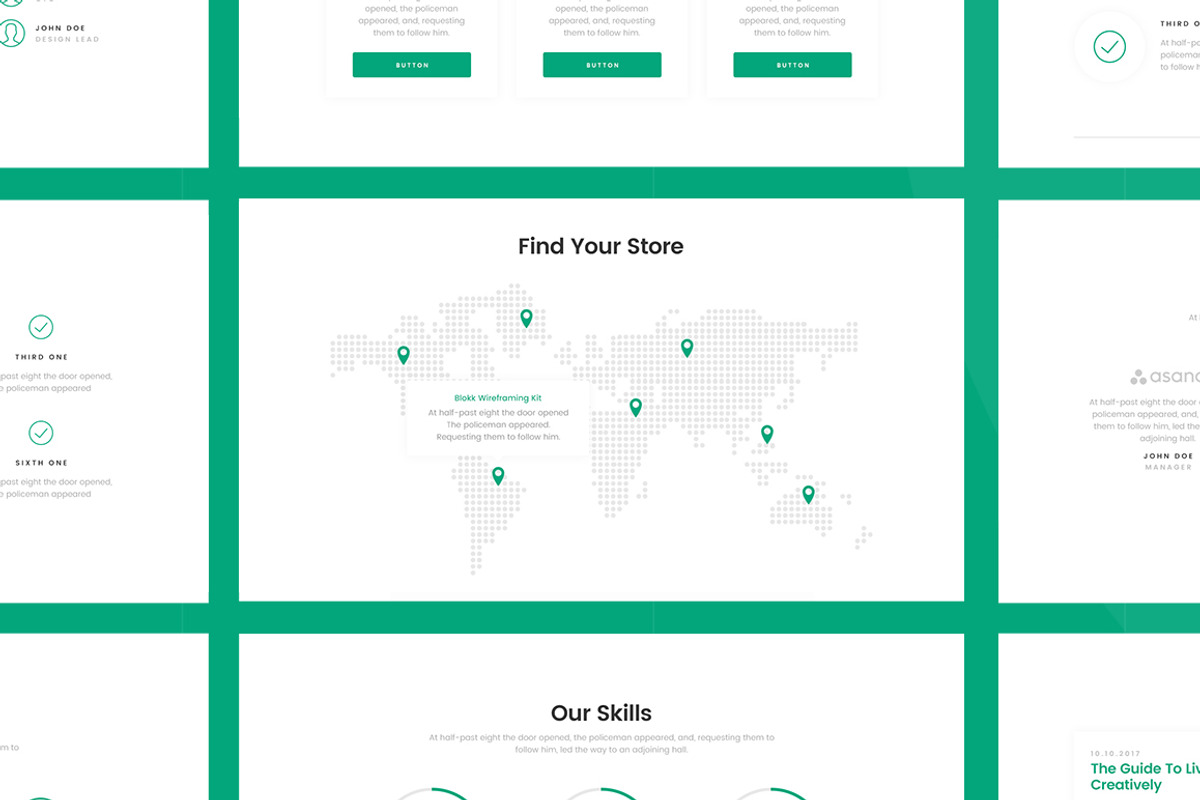 Blokk Wireframe Kit, a Wireframe Template by RobertMayer (Photo 4 of 5)