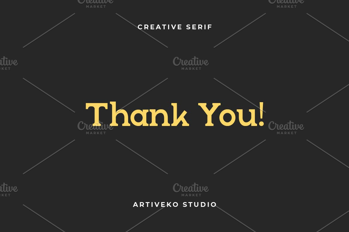 Harbourger Serif Font Family, a Serif Font by Artiveko (Photo 8 of 8)