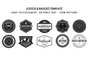 Vintage Logos & Badges #2, a Branding & Logo Template by ORCA Creative Store (Thumbnail 2 of 5)