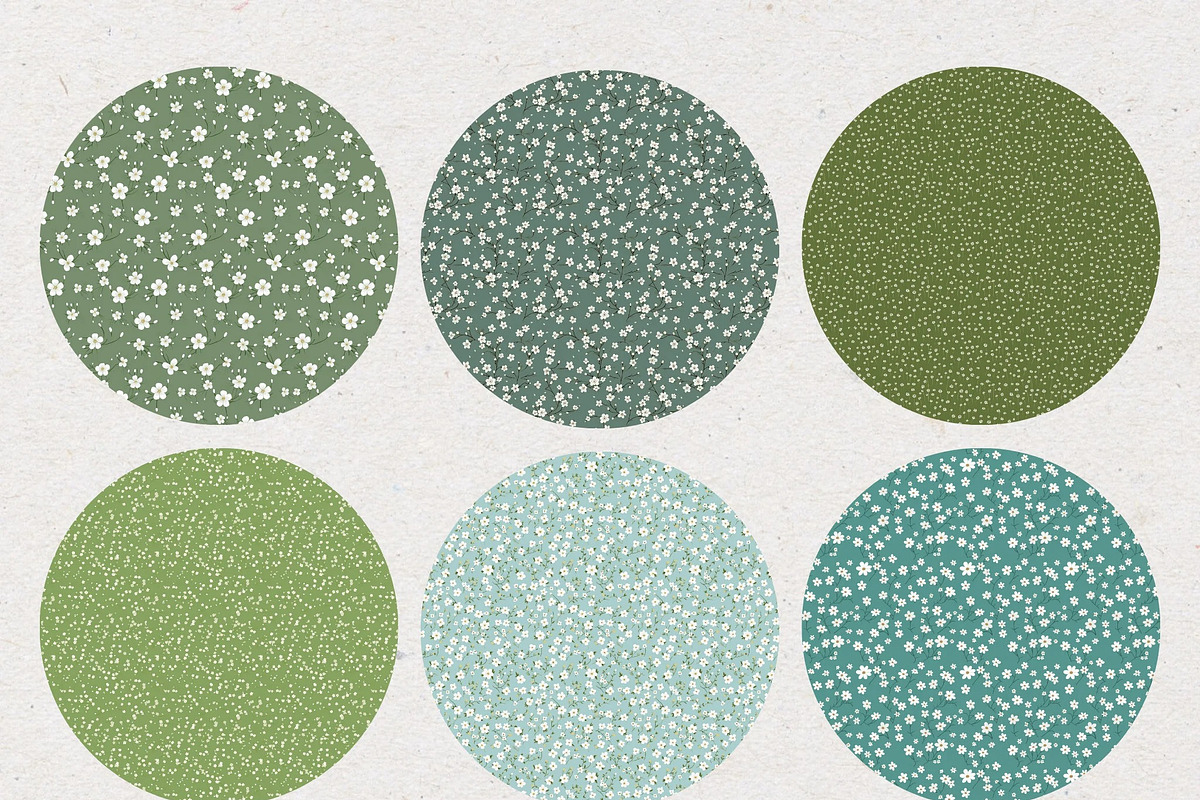 Seamless Pattern Ditsy Flower Papers, a Pattern Graphic by Natural Planners (Photo 3 of 4)