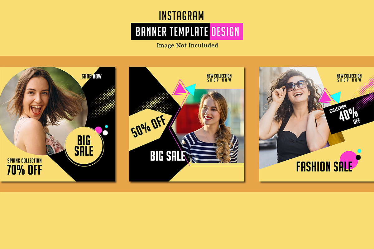 Instagram Promotional Post Template, a Social Media Template by Template Shop (Photo 2 of 4)