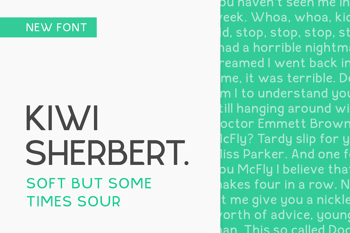 Kiwi Sherbert Display Font