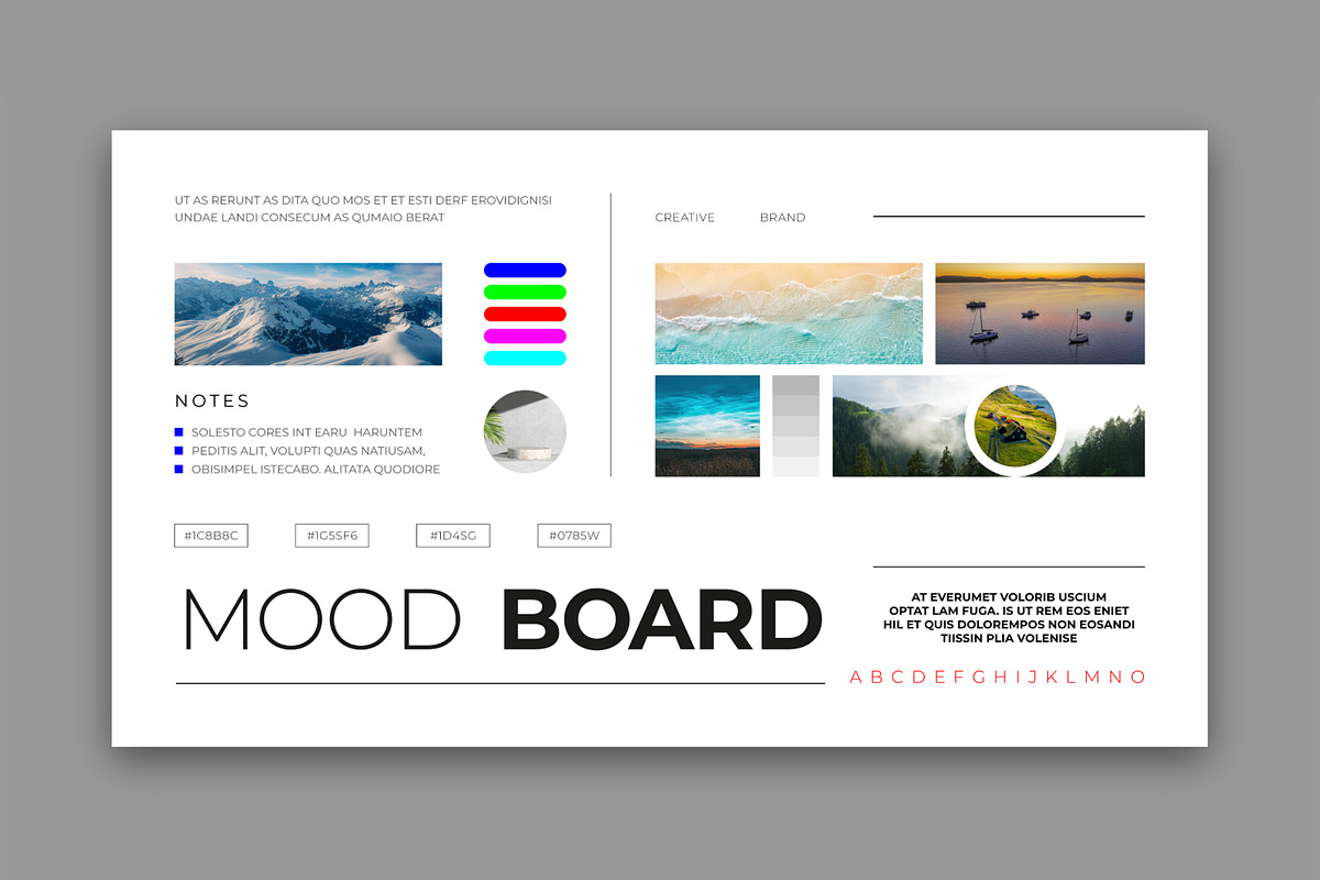 Creative Moodboard Layout Template preview 3
