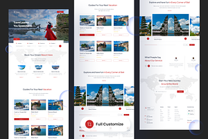 Travel Agency Landing Page