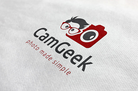 Camera Geek Logo, a Branding & Logo Template by ArtFusion