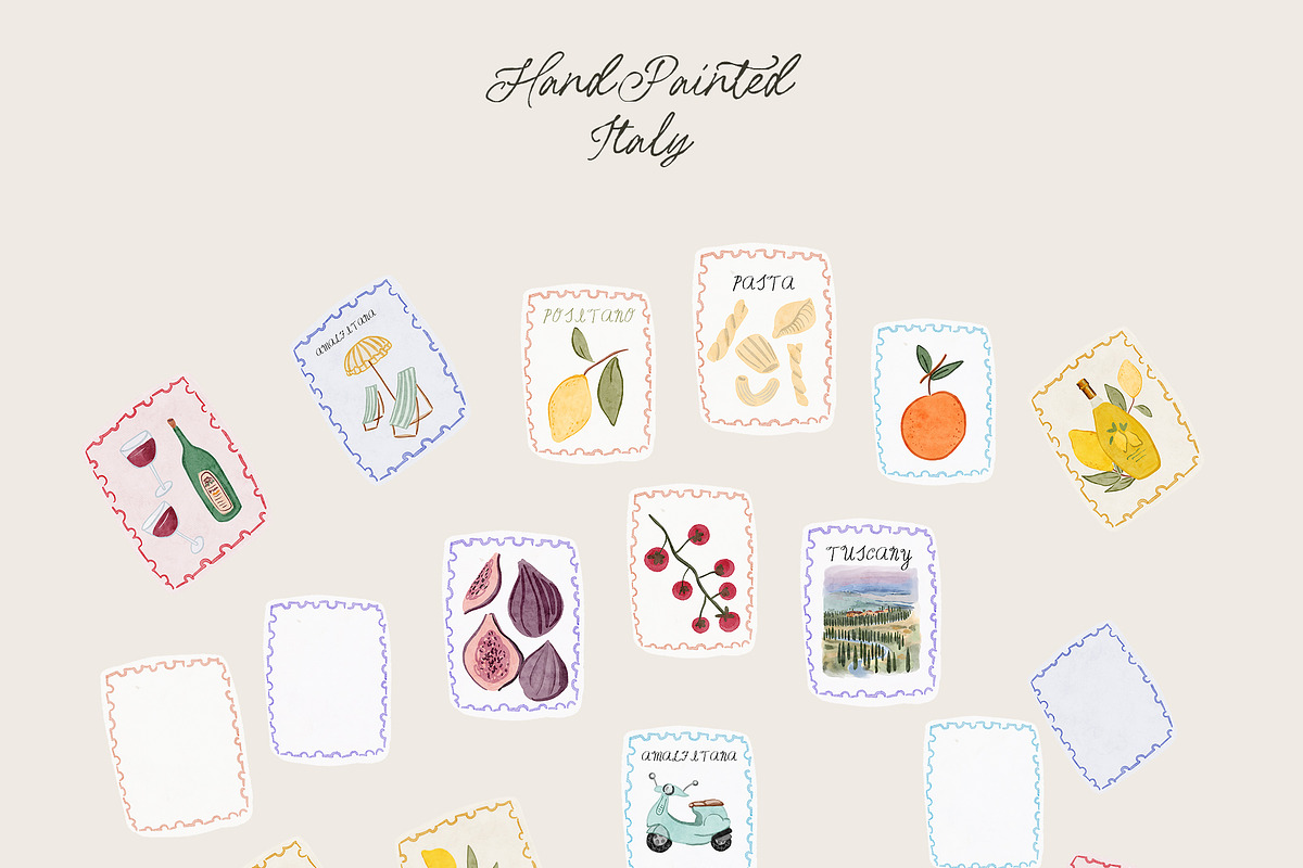 Hand-Painted Italy — Amalfi Whimsy, an Object Graphic by Lana Elanor (Photo 10 of 14)
