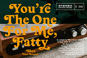 Tipo De La Manda | Retro Font, a Serif Font by Coastal Type (Thumbnail 9 of 9)