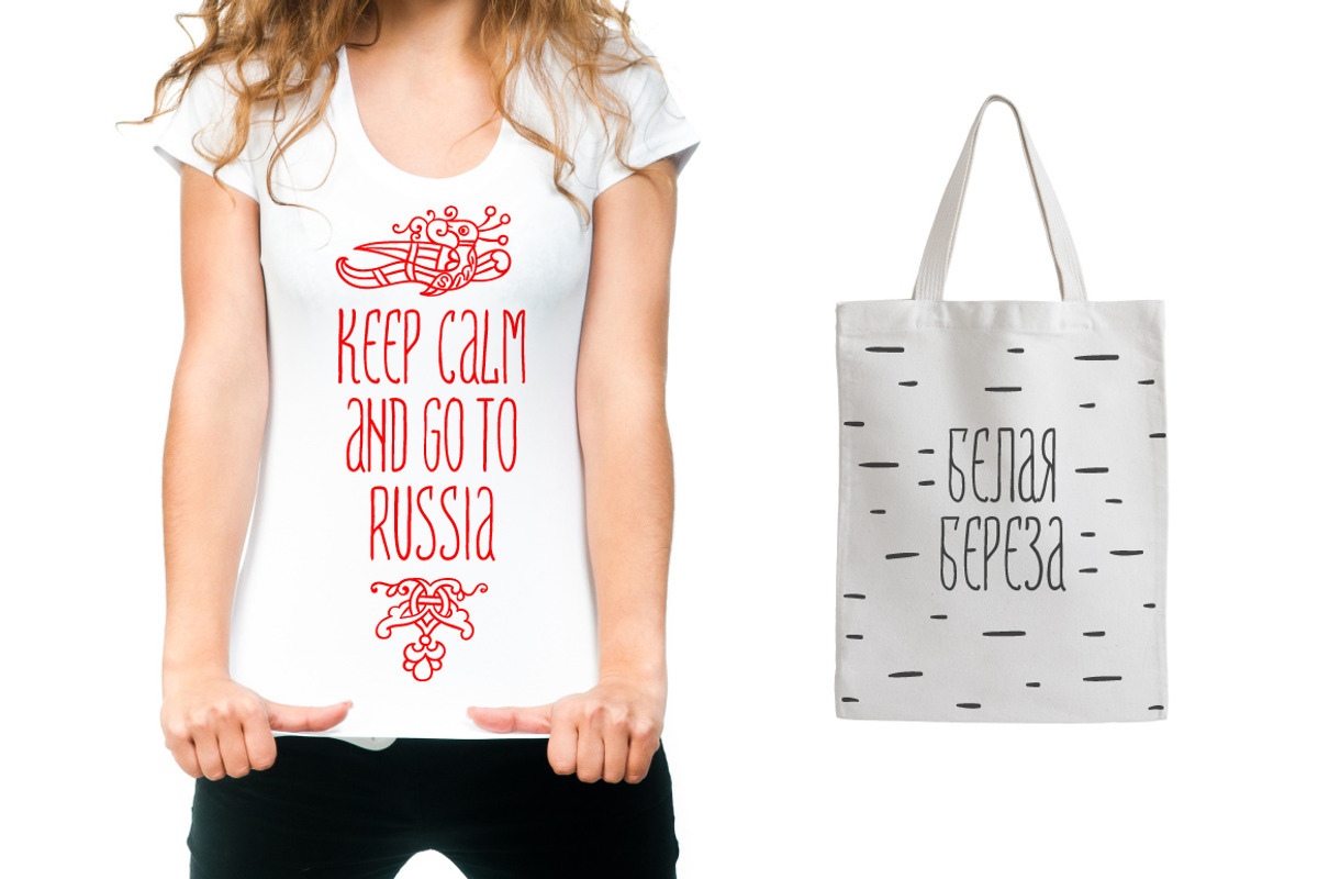 Condensed russian style typeface preview 2