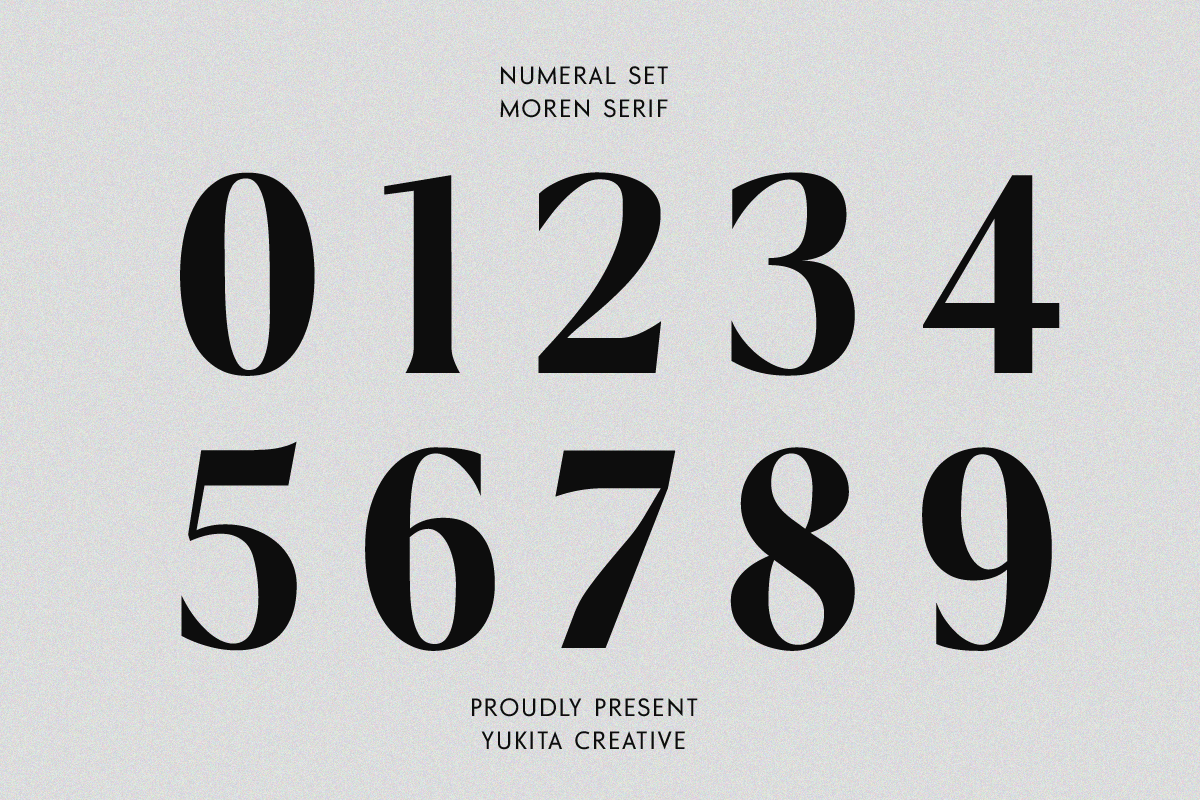 Moren - Modern Serif Family Font, a Serif Font by Yukita Creative (Photo 15 of 16)