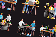 Business Disscussion 3D Illustration, an Icon by Glyphminds Studios (Thumbnail 6 of 6)