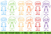 Stick Figure Photoshop Brushes preview 2