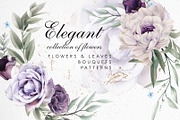 WATERCOLOR BUNDLE Peonies & Roses, an Illustration by ollalya (Thumbnail 20 of 101)