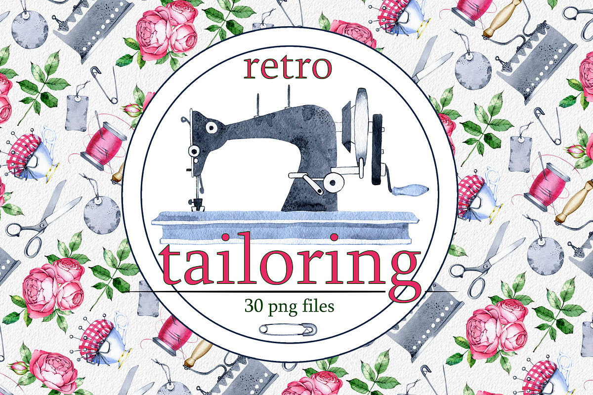 tailoring, a Decorative Illustration by OlyaSenko (Photo 1 of 7)