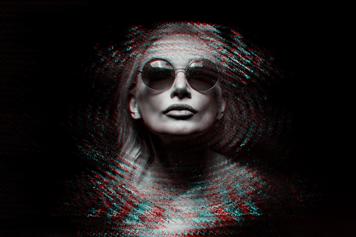 Glitch Circle Destroy Effect, an Action Add-On by liptouse (Photo 7 of 9)