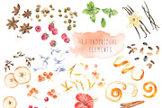 Spices watercolor set, an Illustration by PS_patterns (Thumbnail 2 of 4)