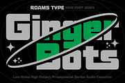 Ginger Bots - 80’s VHS Typeface, a Sans Serif Font by Roams Type (Thumbnail 10 of 10)