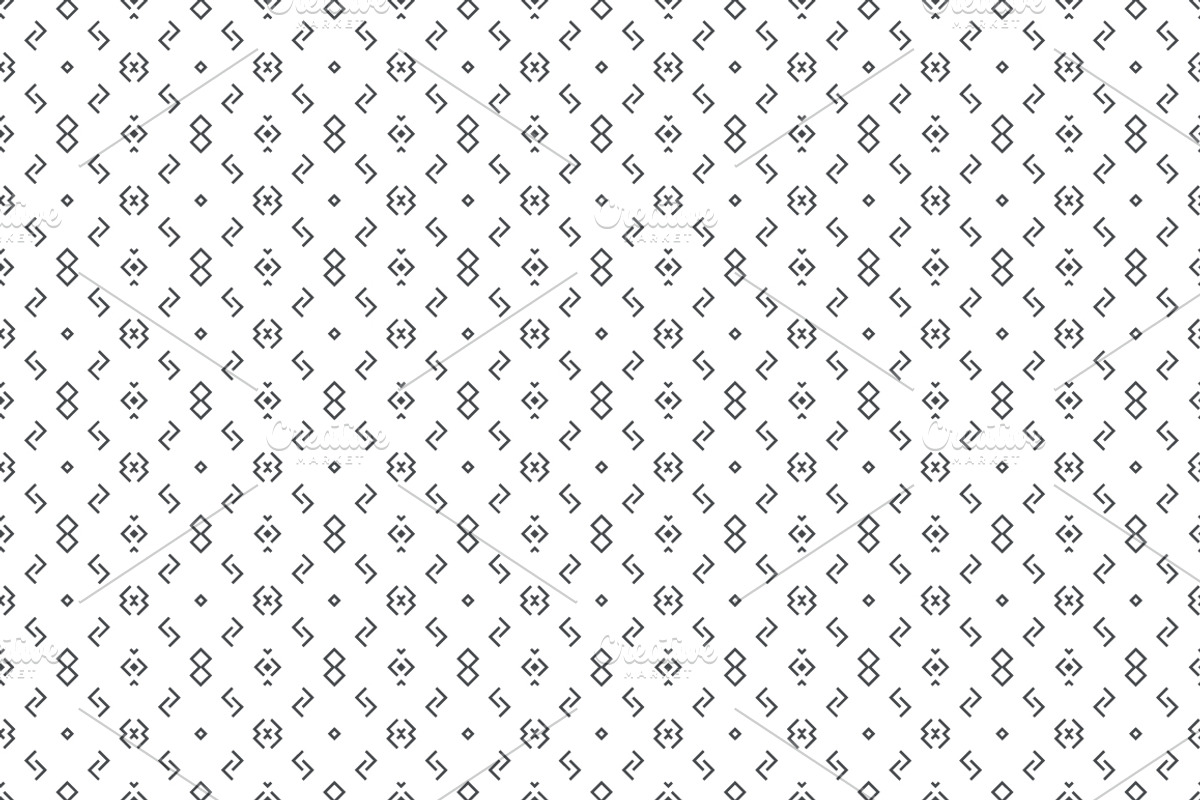 Set of geometrical seamless patterns, a Pattern Graphic by pattern shop (Photo 8 of 9)