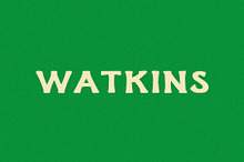 Watkins I A Handmade Display Font