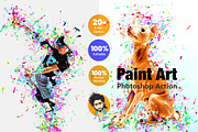 Paint Art Photoshop Action, an Action Add-On by MRI STUDIO (Thumbnail 1 of 16)