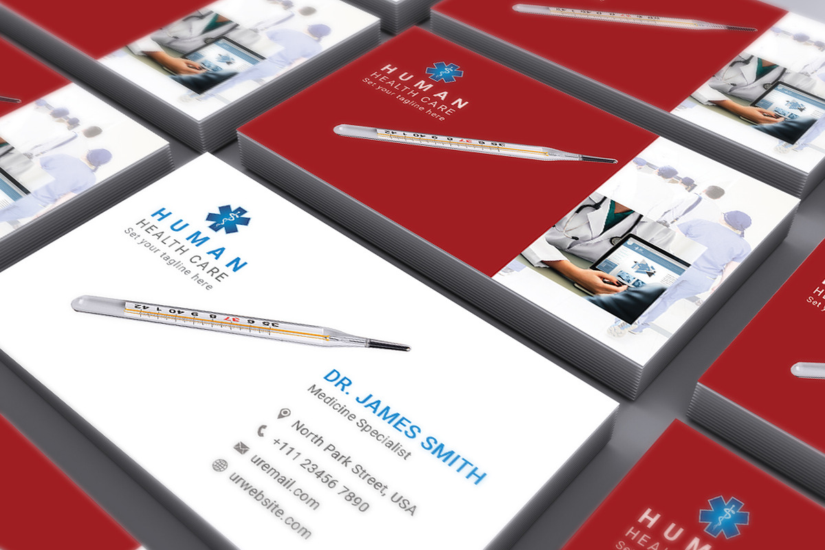 Doctor Business Card, a Business Card Template by graphicsunday (Photo 4 of 4)