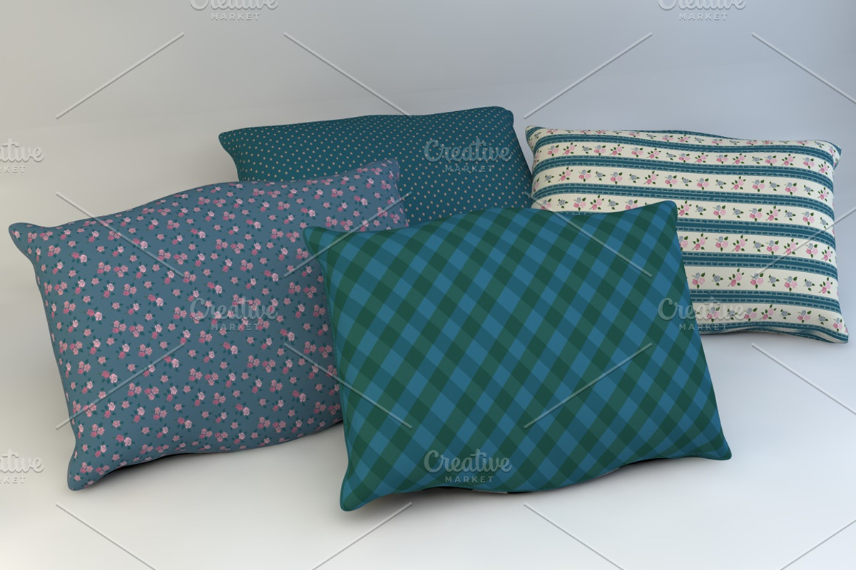 Six vintage seamless patterns preview 2