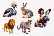 Wild Animals of Africa PNG, an Illustration by Dream Creation (Thumbnail 7 of 7)