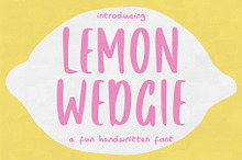 Lemon Wedgie - Handwriting Font