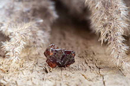 Rough red Spessartine garnet, a Nature Photo by Andriana Syvanych