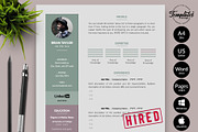 Modern Resume Design / CV - Brian, a Resume Template by Templates Design Co. (Thumbnail 1 of 17)