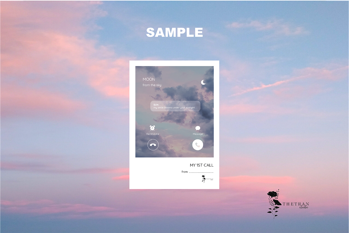 Sky Series Card | Digital Product, a Card Template by The Tran Studio (Photo 3 of 4)