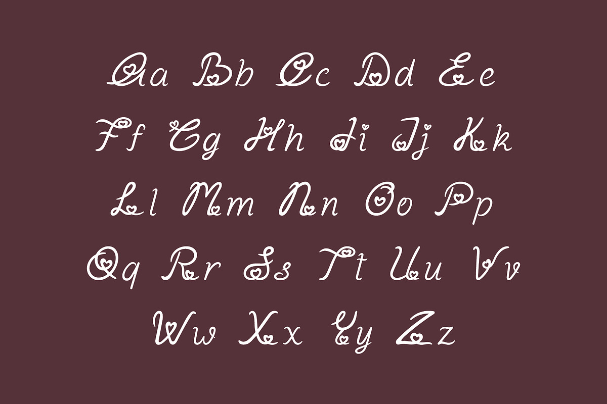 PGR Love Arrow - Script Font, a Script Font by Pikgura (Photo 2 of 6)