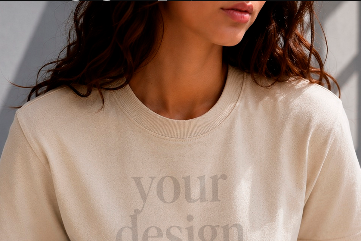 Comfort Colors 1717 White 20 Mockup, a Shirt Mockup by ElDesignState (Photo 1 of 2)